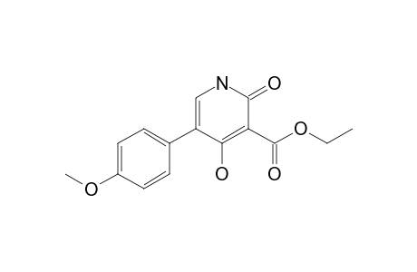 3-Carboethoxy-4-hydroxy-5-(p-methoxyphenyl)-2-(1H)-pyridone