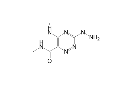 N-methyl-5-(methylamino)-3-(1-methylhydrazino)-1,2,4-triazine-6-carboxamide