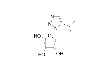 5-Isopropyl-1-(D-apio.beta.,D-furanosyl)-1,2,3-triazole