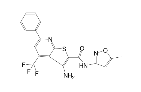 thieno[2,3-b]pyridine-2-carboxamide, 3-amino-N-(5-methyl-3-isoxazolyl)-6-phenyl-4-(trifluoromethyl)-