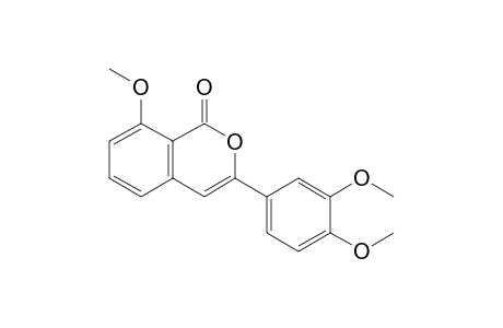 3-(3,4-Dimethoxyphenyl)-8-methoxyisocoumarin