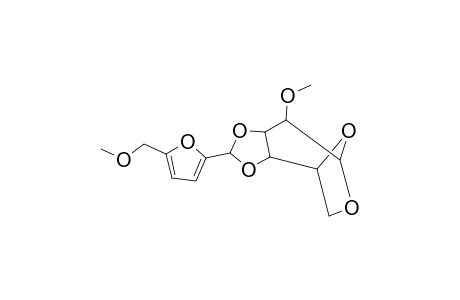 1,6-Anhydro-3,4-O-[5-(methoxymethyl)-2-furfurylidene]-2-O-methyl-.beta.-D-galactopyranose