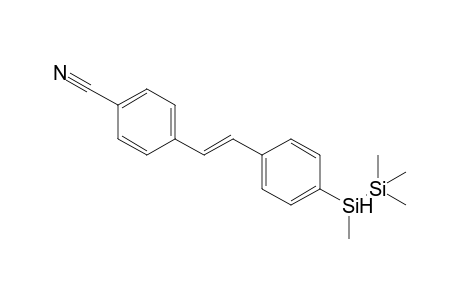 trans-4-Cyano-4'-[(trimethylsilyl)methylsilanyl]stilbene