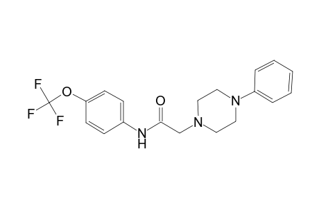 2-(4-Phenyl-1-piperazinyl)-N-[4-(trifluoromethoxy)phenyl]acetamide