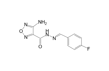 4-Amino-N'-[(E)-(4-fluorophenyl)methylidene]-1,2,5-oxadiazole-3-carbohydrazide