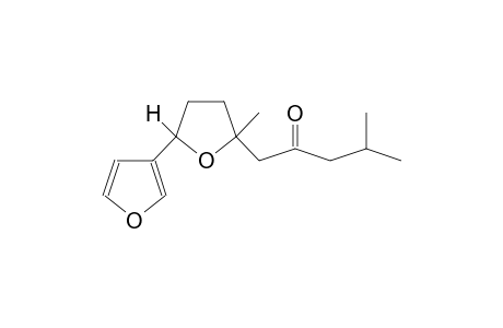 2-Pentanone, 4-methyl-1-(2,3,4,5-tetrahydro-5-methyl[2,3'-bifuran]-5-yl)-