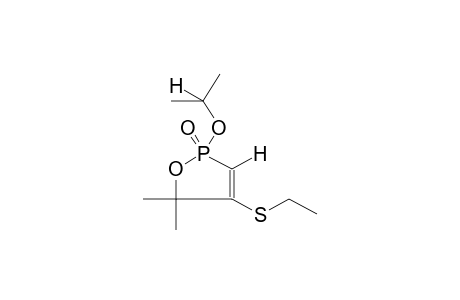 2-OXO-2-ISOPROPOXY-4-ETHYLTHIO-5,5-DIMETHYL-1,2-OXAPHOSPHOL-3-ENE