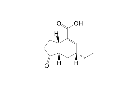 (3aS,6R,7aS)-6-ethyl-1-keto-2,3,3a,6,7,7a-hexahydroindene-4-carboxylic acid