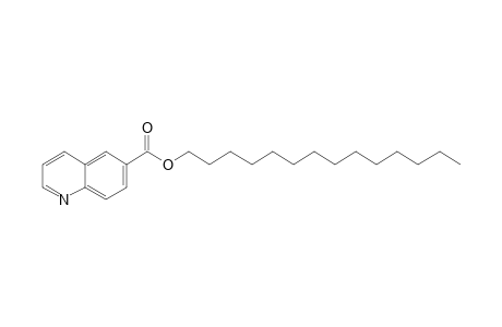 Quinoline-6-carboxylic acid, tetradecyl ester