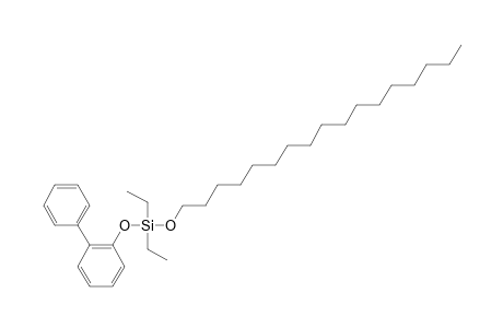 Silane, diethylheptadecyloxy(2-phenylphenoxy)-