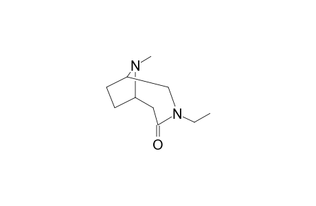 3,9-Diazabicyclo[4.2.1]nonan-4-one, 3-ethyl-9-methyl-