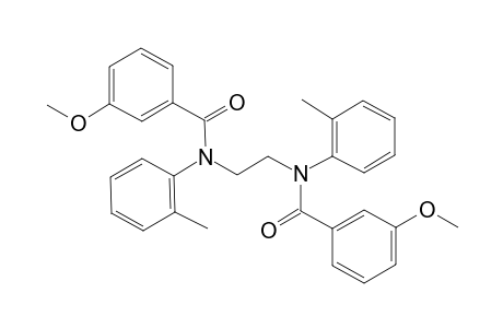 3-Methoxy-N-(2-[(3-methoxybenzoyl)-2-methylanilino]ethyl)-N-(2-methylphenyl)benzamide