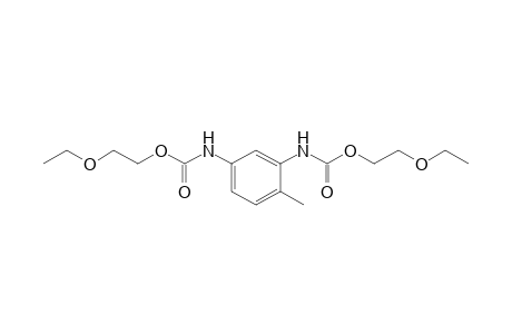 (4-methyl-m-phenylene)dicarbamic acid, bis(2-ethoxyethyl)ester