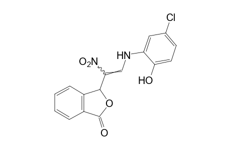 3-[2-(5-CHLORO-2-HYDROXYANILINO)-1-NITROVINYL]PHTHALIDE