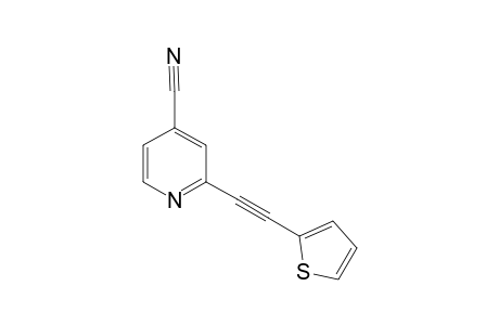 2-(thiophen-2-ylethynyl)isonicotinonitrile