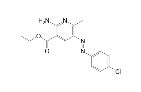 Ethyl (E)-2-amino-5-((4-chlorophenyl)diazenyl)-6-methylnicotinate