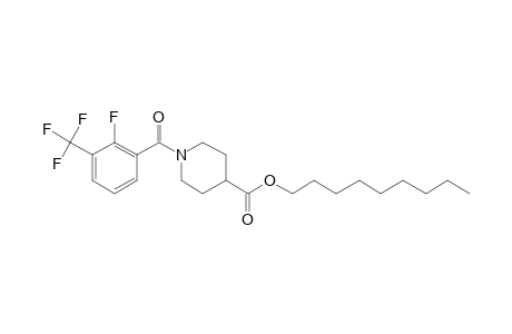 Isonipecotic acid, N-(2-fluoro-3-trifluoromethylbenzoyl)-, nonyl ester