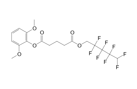 Glutaric acid, 2,2,3,3,4,4,5,5-octafluoropentyl 2,6-dimethoxyphenyl ester