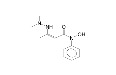 (Z)-3-N',N'-DIMETHYLHYDRAZINO-N-PHENYL-N-HYDROXYBUT-2-ENOYLAMIDE