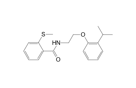 N-[2-(2-Isopropyl-phenoxy)-ethyl]-2-methylsulfanyl-benzamide