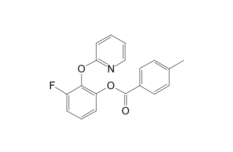 3-Fluoro-2-(pyridin-2-yloxy)phenyl 4-methylbenzoate