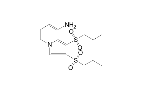 1,2-Bis-(propane-1-sulfonyl)-indolizin-8-ylamine