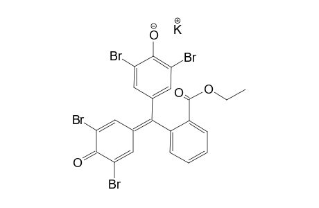 Potassium 2,6-dibromo-4-{(3,5-dibromo-4-oxo-2,5-cyclohexadien-1-ylidene)[2-(ethoxycarbonyl)phenyl]methyl}benzenolate