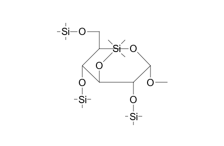 alpha-D-GLUCOPYRANOSIDE, METHYL 2,3,4,6-TETRAKIS-O-(TRIMETHYLSILYL)-