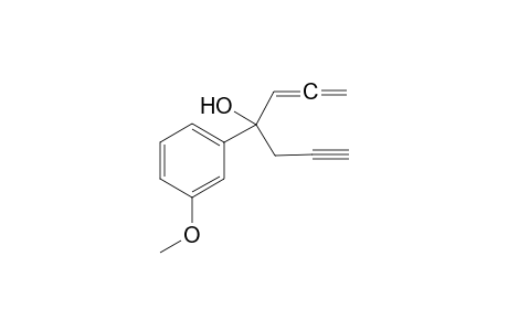 4-(3-Methoxyphenyl)hepta-1,2-dien-6-yn-4-ol