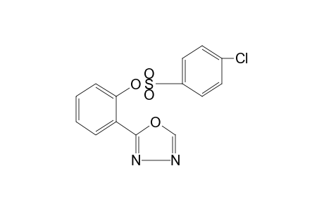 o-(1,3,4-oxadiazol-2-yl)phenol, p-chlorobenzenesulfonate (ester)