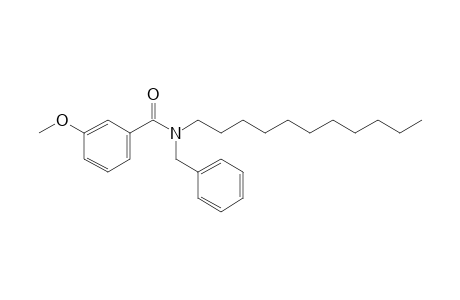 Benzamide, 3-methoxy-N-benzyl-N-undecyl-