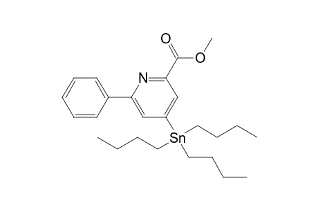 6-Phenyl-4-tributylstannyl-2-pyridinecarboxylic acid methyl ester