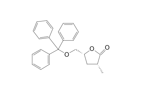 (3R,5R)-3-methyl-5-((trityloxy)methyl)dihydrofuran-2(3H)-one