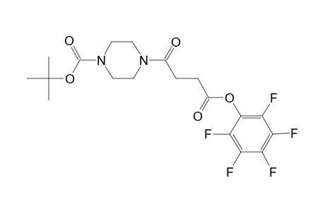 4-(3-Pentafluorophenyloxycarbonyl-propionyl)-piperazine-1-carboxylic acid, tert-butyl ester