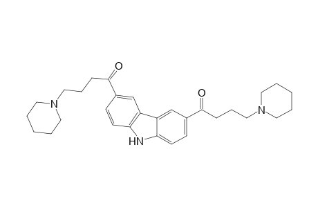 3,6-bis(4-piperidinobutyryl)carbazole