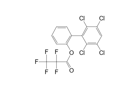 2-Hydroxy-2',3',5',6'-tetrachlorobiphenyl, pentafluoropropionate