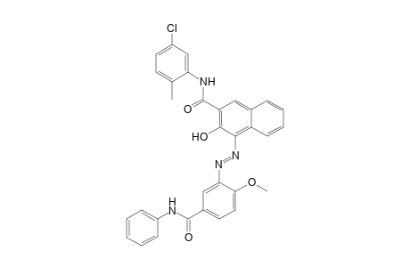 3-Amino-4-methoxybenzoanilide -> 2-hydroxynaphthoic acid-4-chloro-2-methylanilide