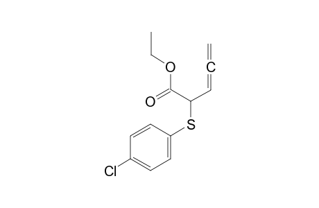 Ethyl 2-((4-chlorophenyl)thio)penta-3,4-dienoate