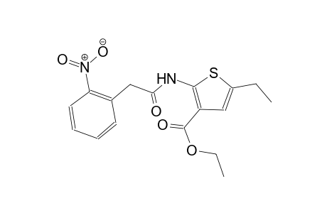 ethyl 5-ethyl-2-{[(2-nitrophenyl)acetyl]amino}-3-thiophenecarboxylate