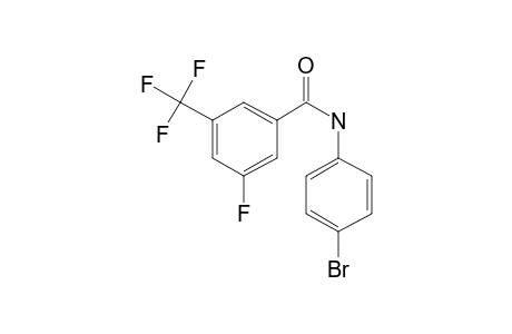 3-Fluoro-5-trifluoromethylbenzamide, N-(4-bromophenyl)-