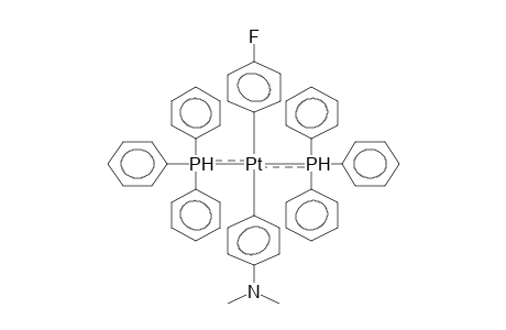 TRANS-BIS(TRIPHENYLPHOSPHINE)(PARA-DIMETHYLAMINOPHENYL)(4-FLUOROPHENYL)PLATINA