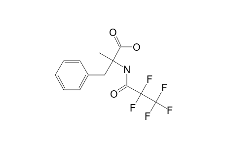 Phenylalanine, dl, .alpha.-methyl-N-pentafluoropropionyl-