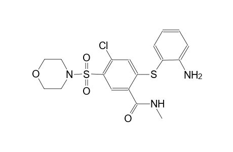 benzamide, 2-[(2-aminophenyl)thio]-4-chloro-N-methyl-5-(4-morpholinylsulfonyl)-