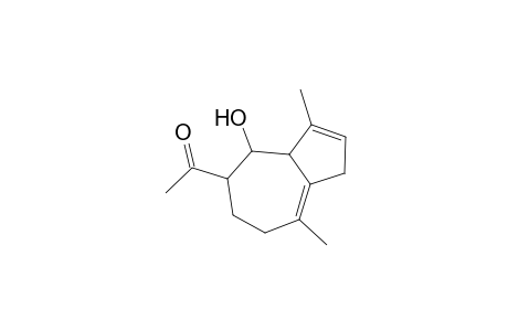 Ethanone, 1-(1,3a,4,5,6,7-hexahydro-4-hydroxy-3,8-dimethyl-5-azulenyl)-