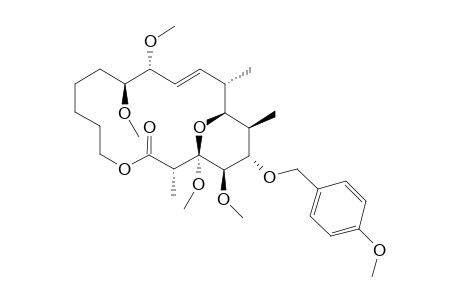 17-Desphenyl-5-O-(4'-methoxybenzyl)-3-O-methylsoraphen