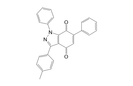 1,6-Diphenyl-3-(p-tolyl)indazole-4,7-dione
