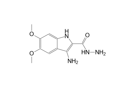 3-amino-5,6-dimethoxy-1H-indole-2-carbohydrazide