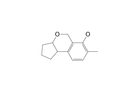 7-Methyl-2,3,5,9b-tetrahydro-1H,3aH-cyclopenta[c]isochromen-6-ol