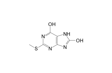 6,8-Dihydroxy-2-(methylthio)purine