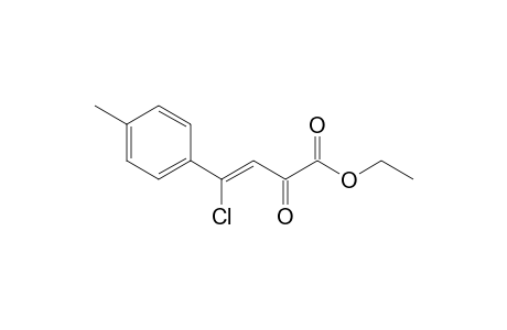 (Z)-4-chloro-2-keto-4-(p-tolyl)but-3-enoic acid ethyl ester